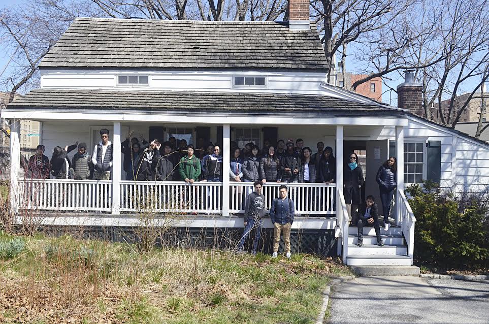 Whsad 10th Graders Visit Edgar Allen Poe S Cottage In The Bronx
