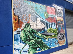 Stages of Greenpoint Mural