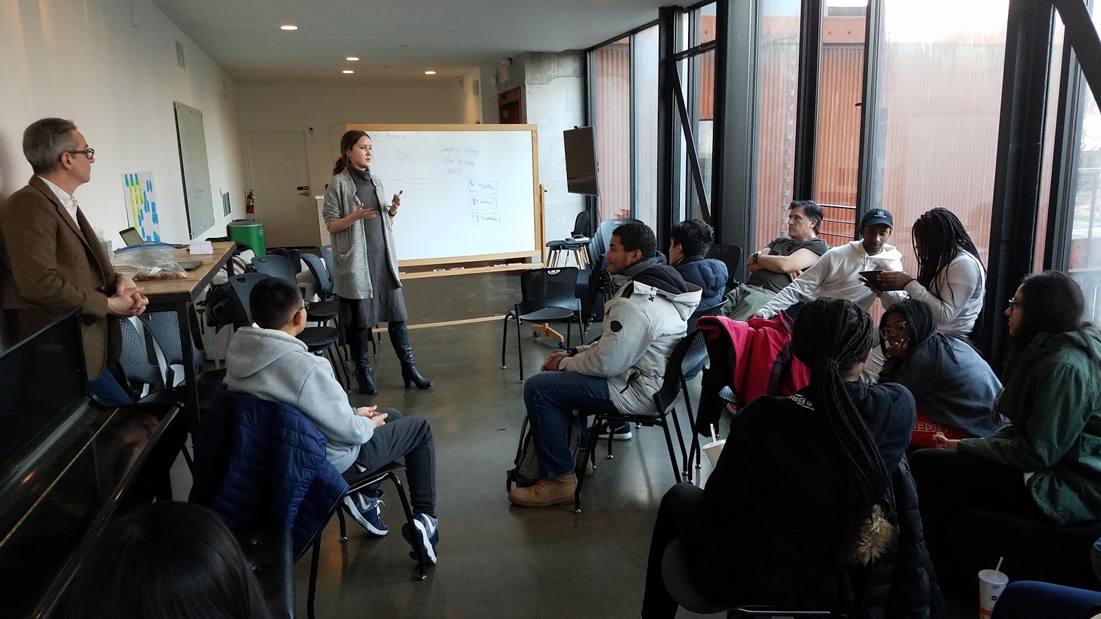 WHSAD Visits Kickstarter Williamsburg High School for Architecture